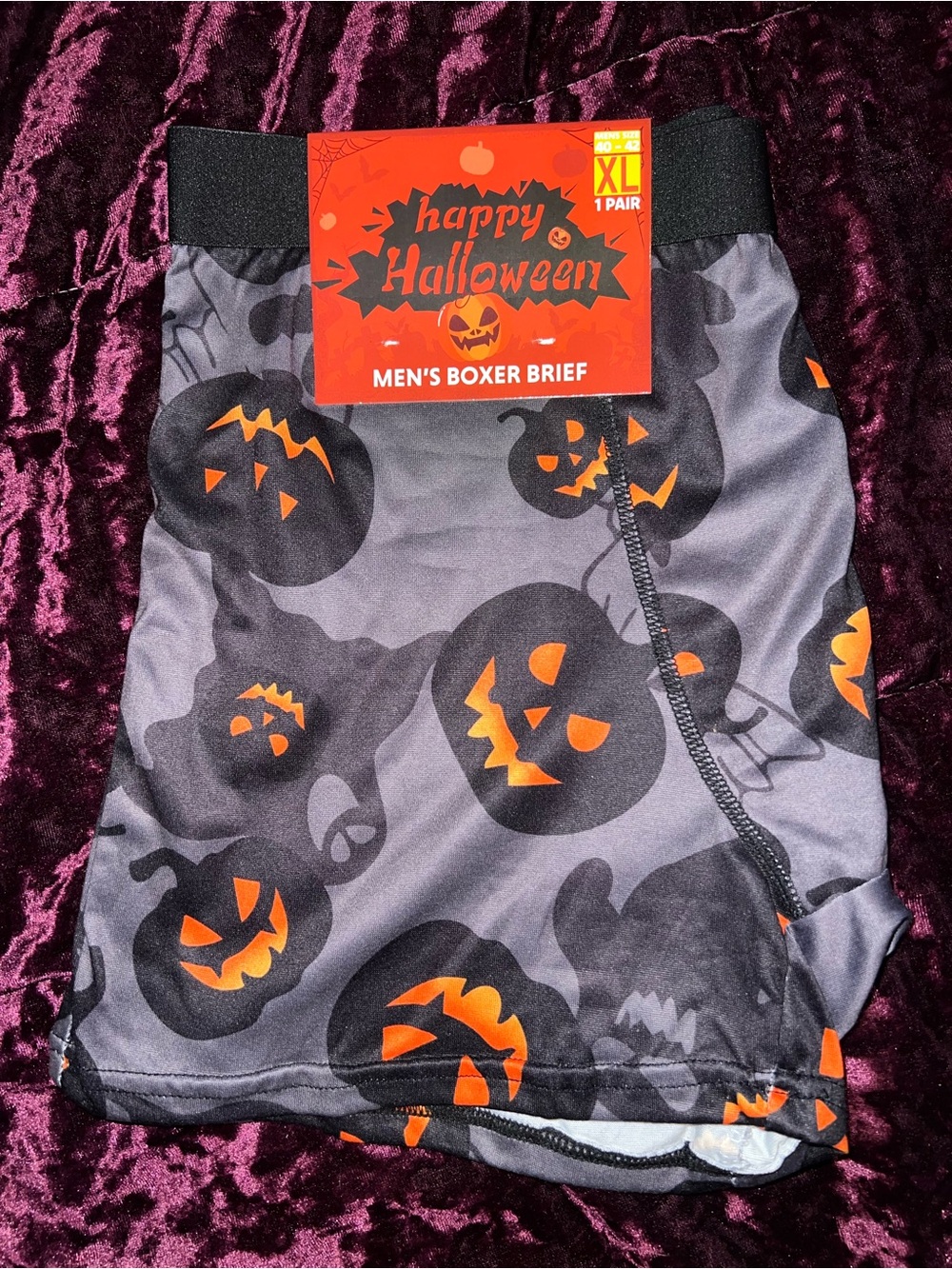 NWT Men's Halloween Boxer Briefs XL